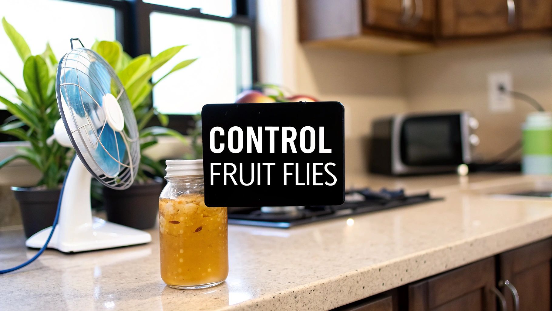 Illustration of Fruit Fly Prevention Tips For Humans