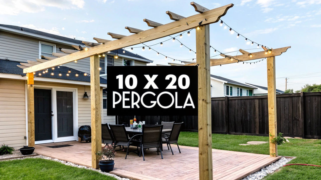 Your Guide to the 10 x 20 Pergola