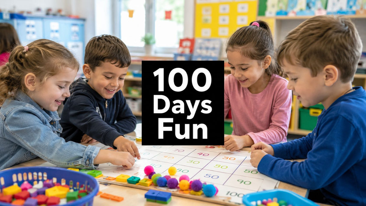 8 Fun Ideas for 100 Days of Kindergarten in 2026