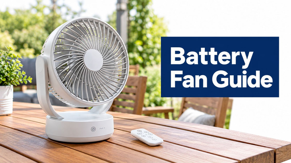 Battery Operated Fan with Remote Buying and Use Guide