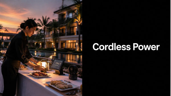 Battery Powered Solutions for Hospitality and Events