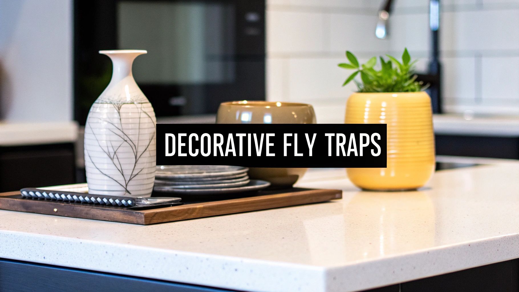 Decorative Fruit Fly Traps: Style Meets Function