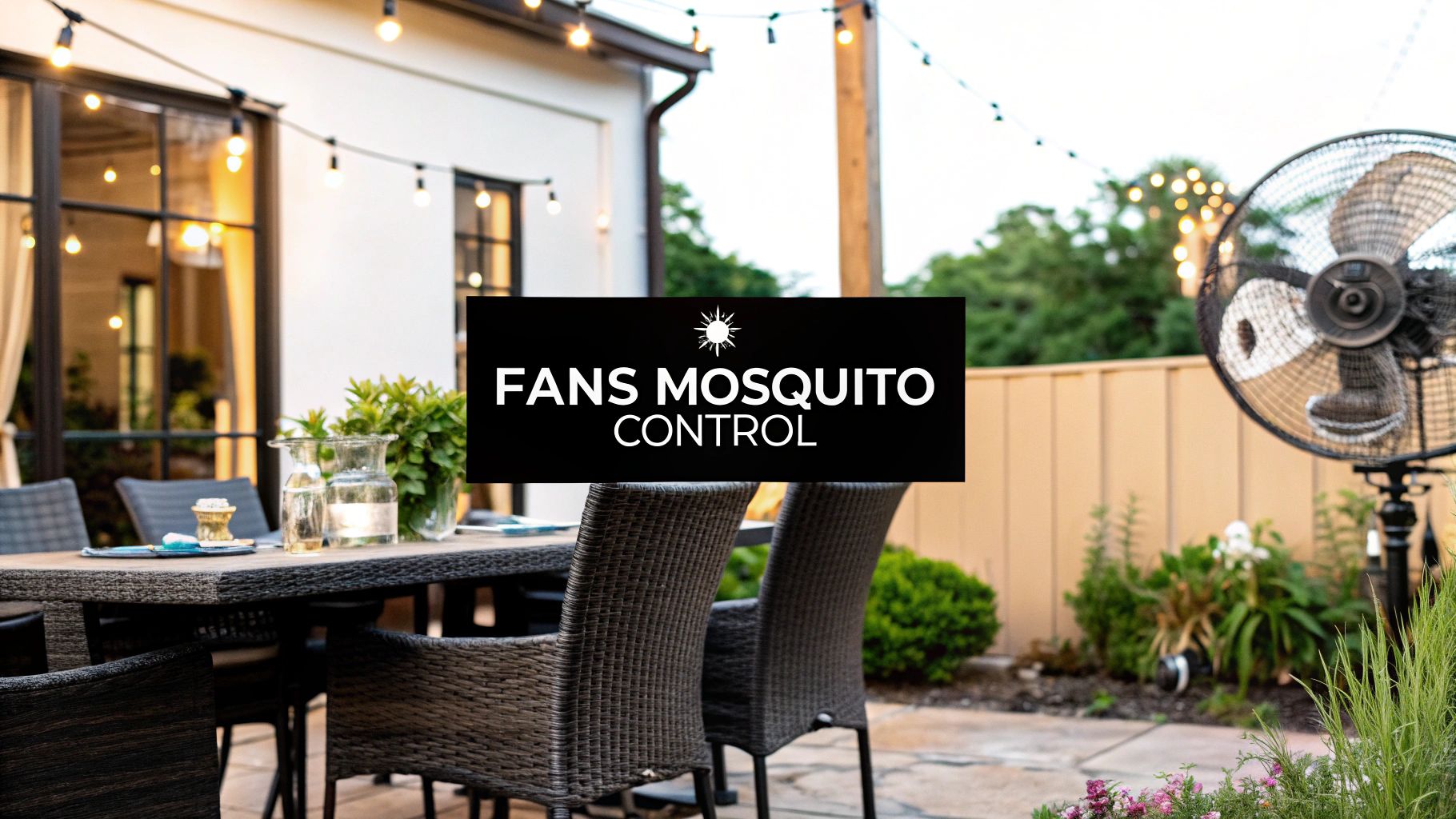 Fans Mosquito Control: A Guide to Pest-Free Outdoor Spaces