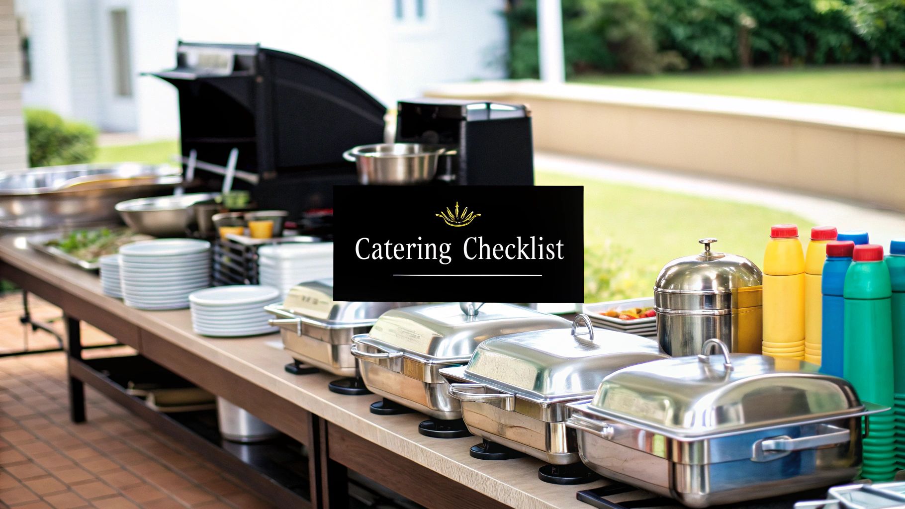 The Ultimate Catering Equipment Checklist