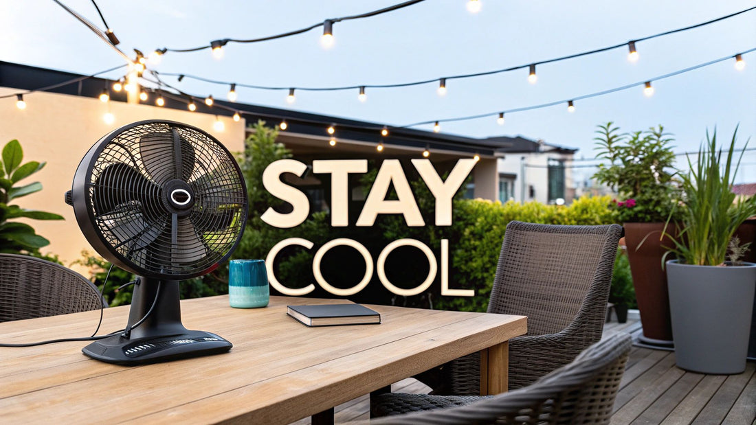 Best Outdoor Table Fans for Your Patio | Stay Cool Outdoors
