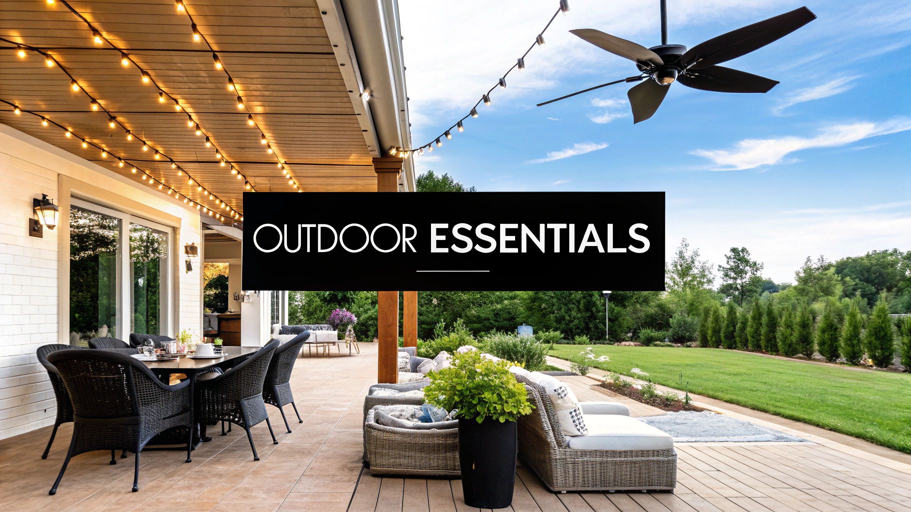 Essential Outdoor Entertaining Accessories