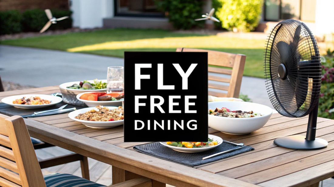 How to Keep Flies Away When Eating Outside