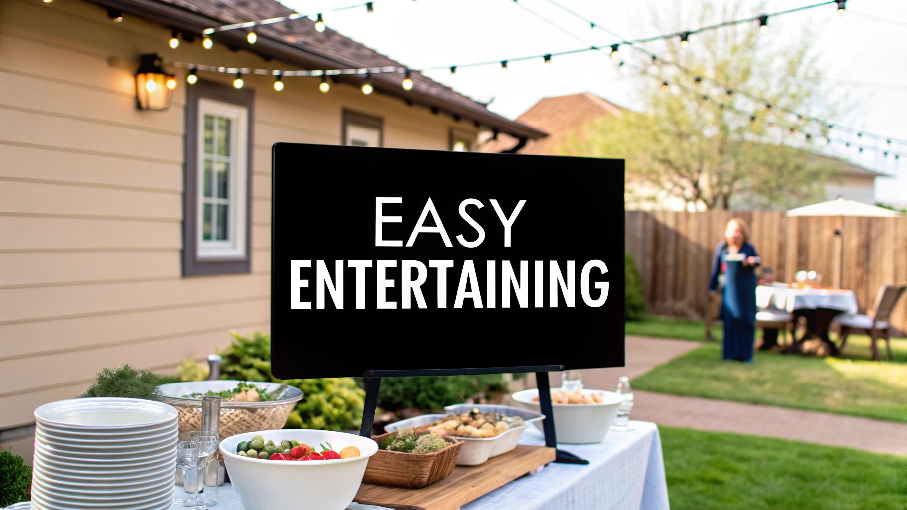 Outdoor Buffet Table Ideas for Easy Entertaining