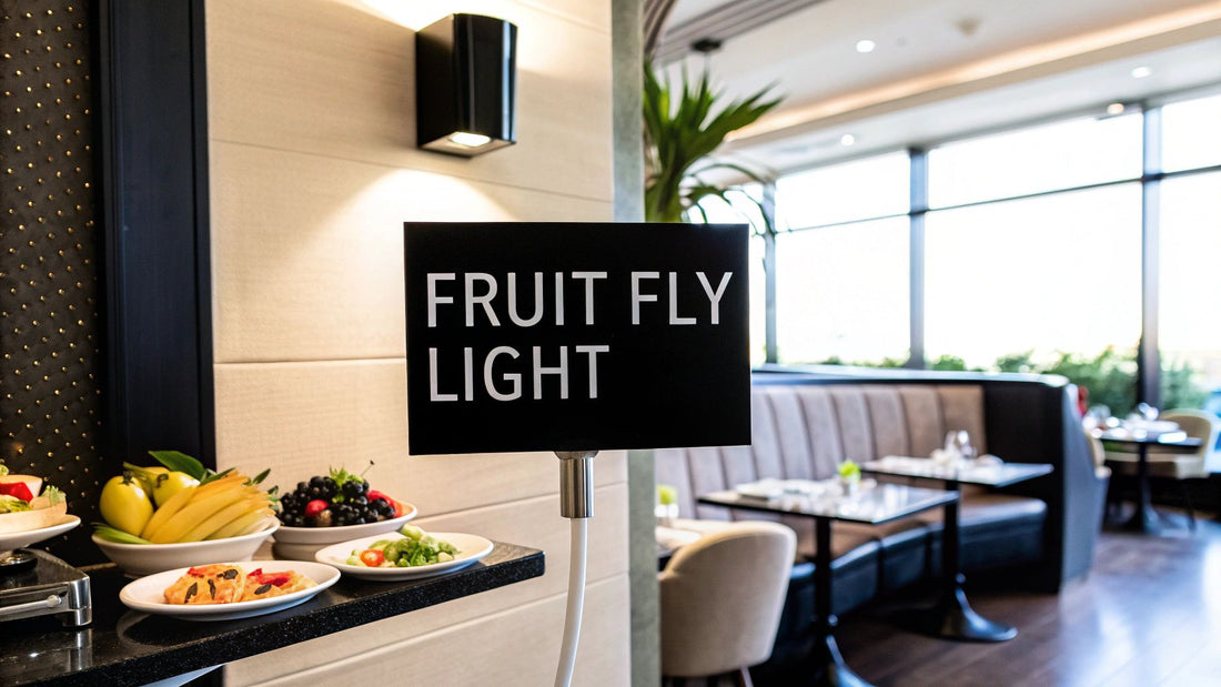 Fruit Fly Light: How Light Traps Work in Restaurants