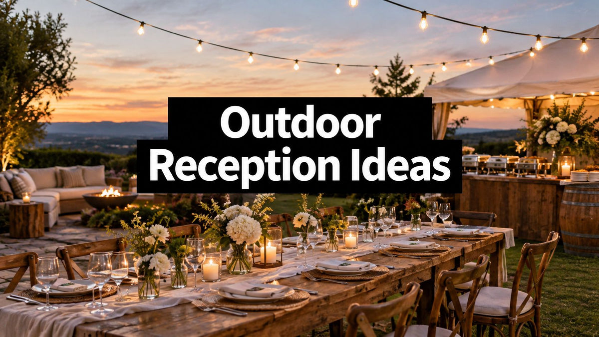 9 Outdoor Reception Ideas for Modern Gatherings