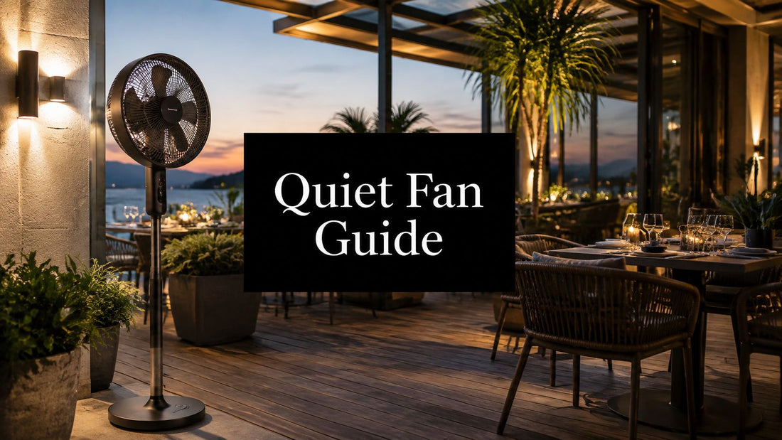 Quiet Standing Fan Guide for Restaurants and Events